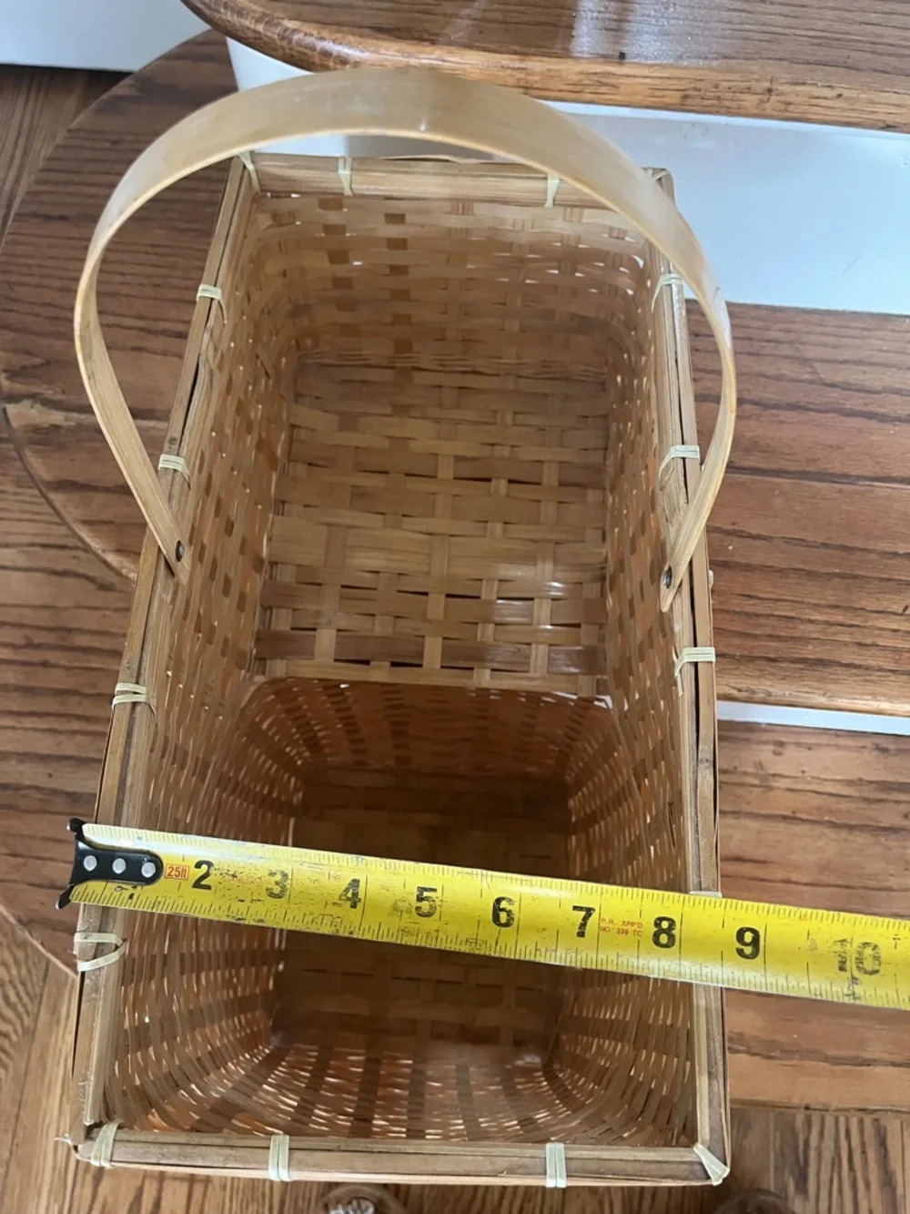 Woven Rattan Stair Basket - Picture 5 of 6